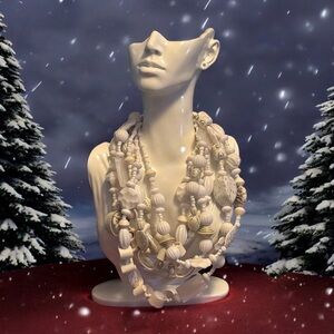 Sassy Jones White Calliope Necklace